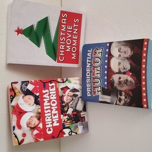 Three Mini Books Christmas and Presidential Humor
